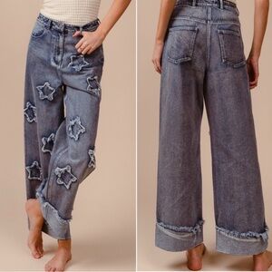 NWT BiBi "The Shay" Denim Star
Patch Jeans